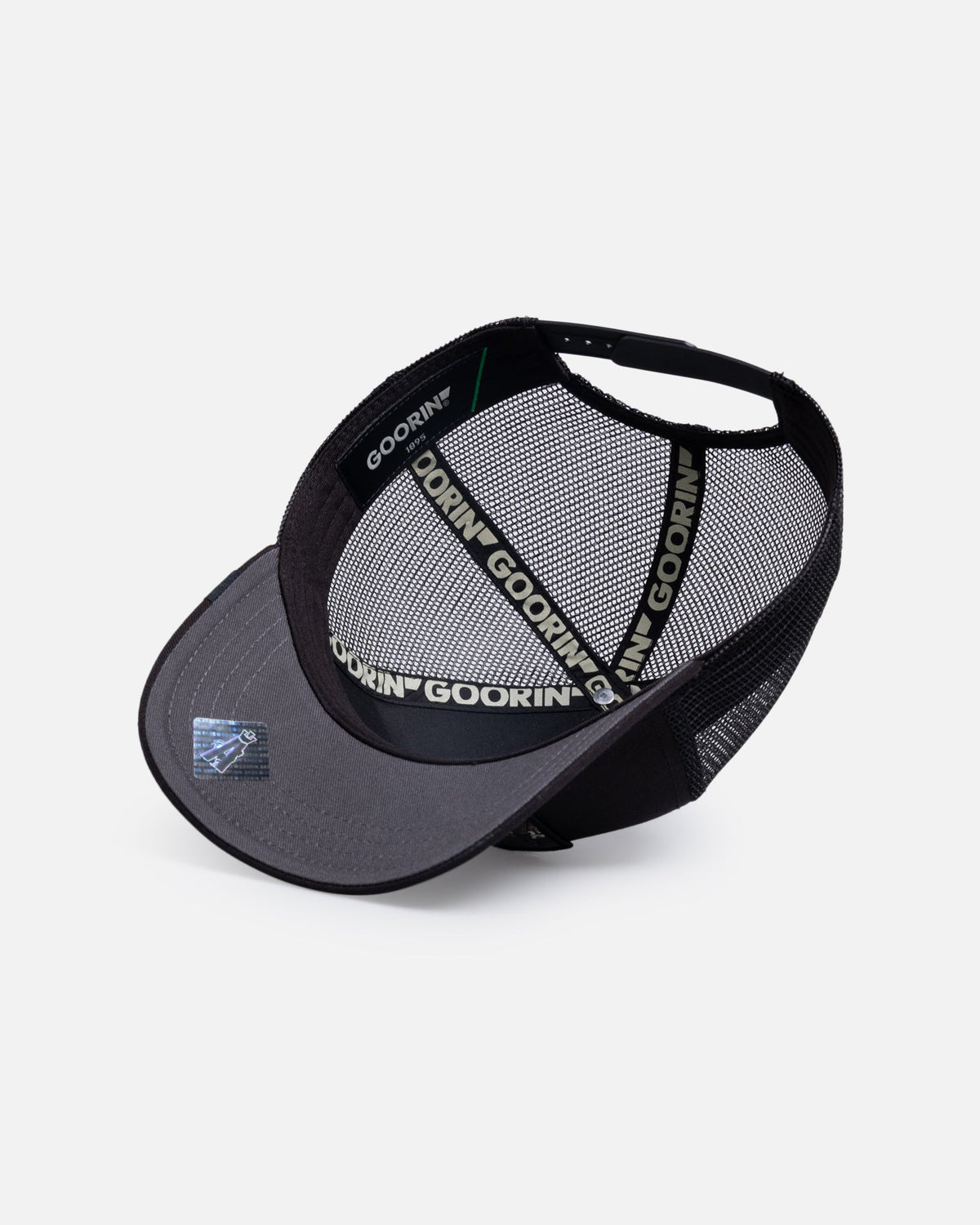 Goorin Bros Outlaw Trucker Snapback Black - image 6