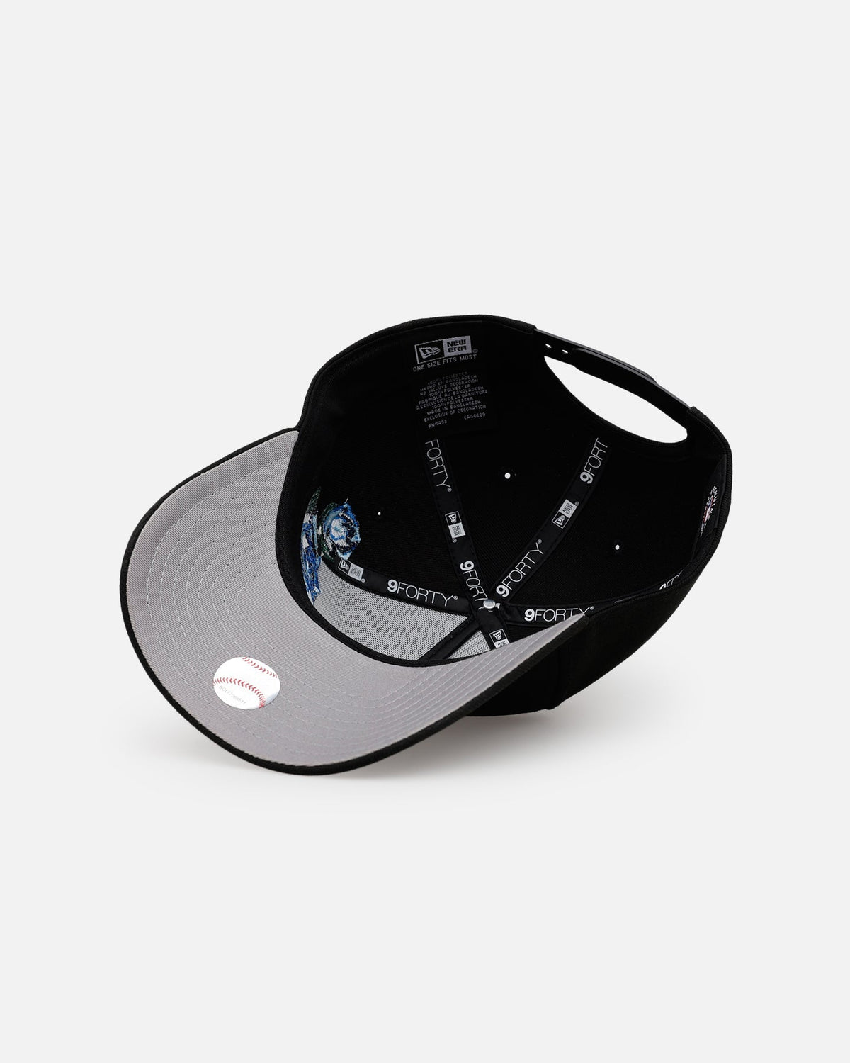 New Era Atlanta Braves 'Blue Rose' 9FORTY A-Frame Snapback Black/Blue - image 6