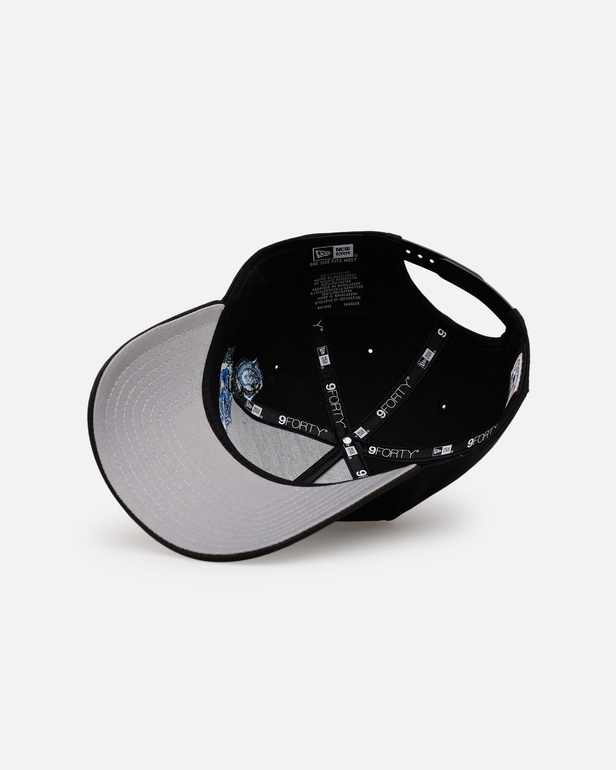 New Era Florida Marlins 'Blue Rose' 9FORTY A-Frame Snapback Black/Blue - image 6