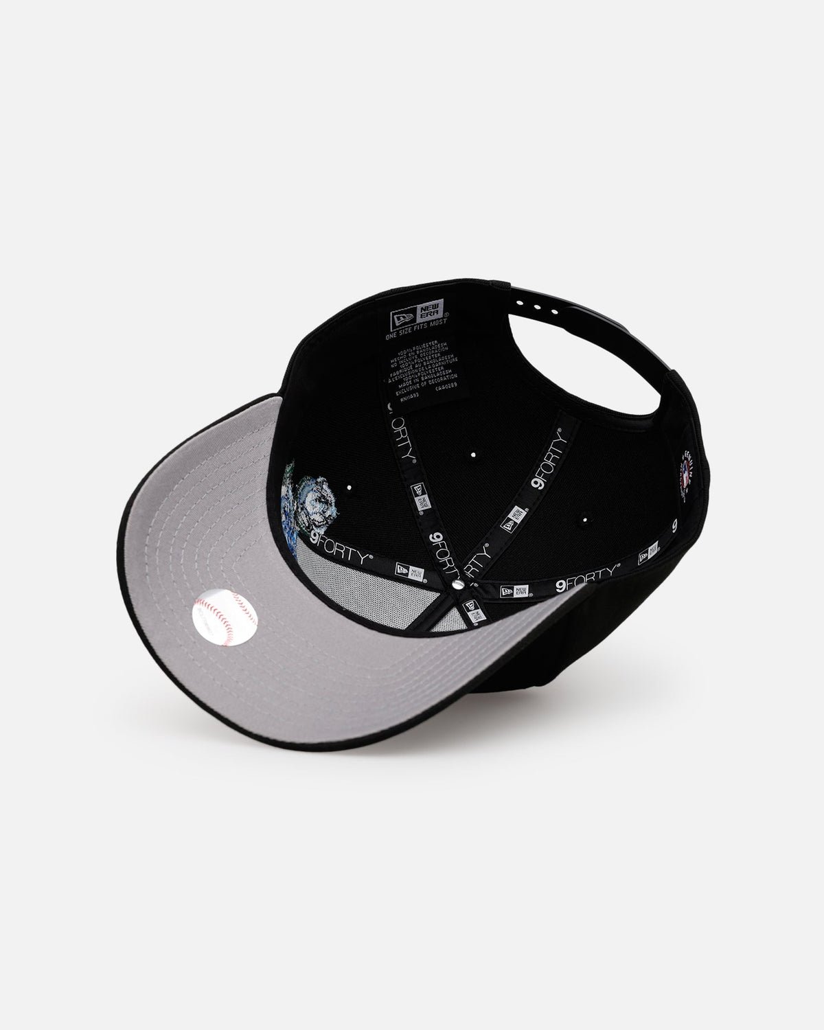 New Era Houston Astros 'Blue Rose' 9FORTY A-Frame Snapback Black/Blue - image 6