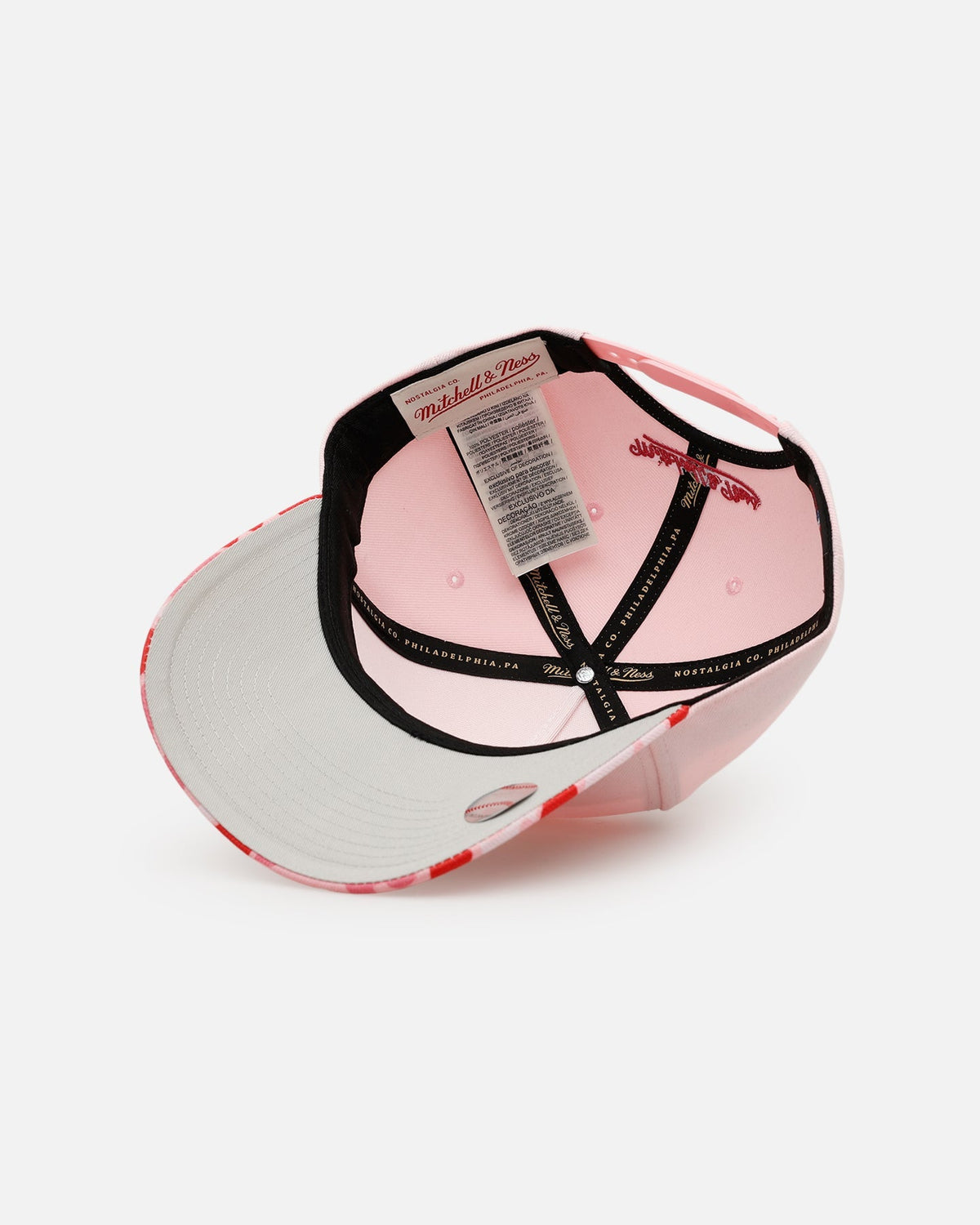 Mitchell & Ness Atlanta Braves 'Pink Camo' Pro Pinch Snapback Pink - image 6