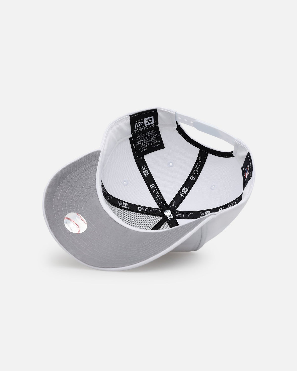 New Era Boston Red Sox 'Easy White' 9FORTY A-Frame Snapback White/White