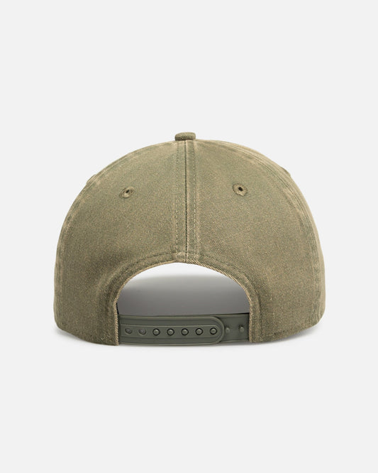 New Era Los Angeles Lakers 'Distressed Olive' 9FORTY A-Frame Snapback Olive - image 2