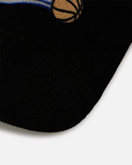 Mitchell & Ness Philadelphia 76ers 'Vintage Cord' Pro Pinch Snapback Black