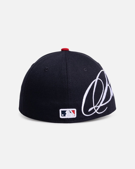 New Era Atlanta Braves 'MLB Side Script' 59FIFTY Fitted Navy - image 2