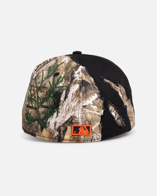 New Era Detroit Tigers 'Split Realtree' 59FIFTY Fitted Black - image 2