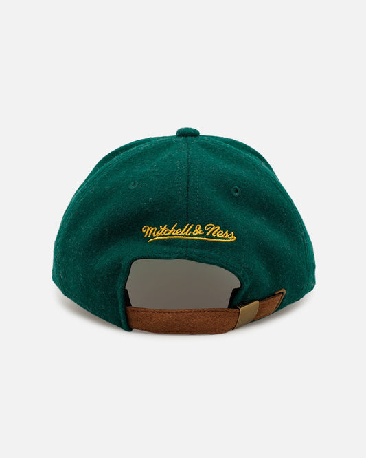 Mitchell & Ness Oakland Athletics 'Vintage Baseball' Vintage Fit Strapback Green