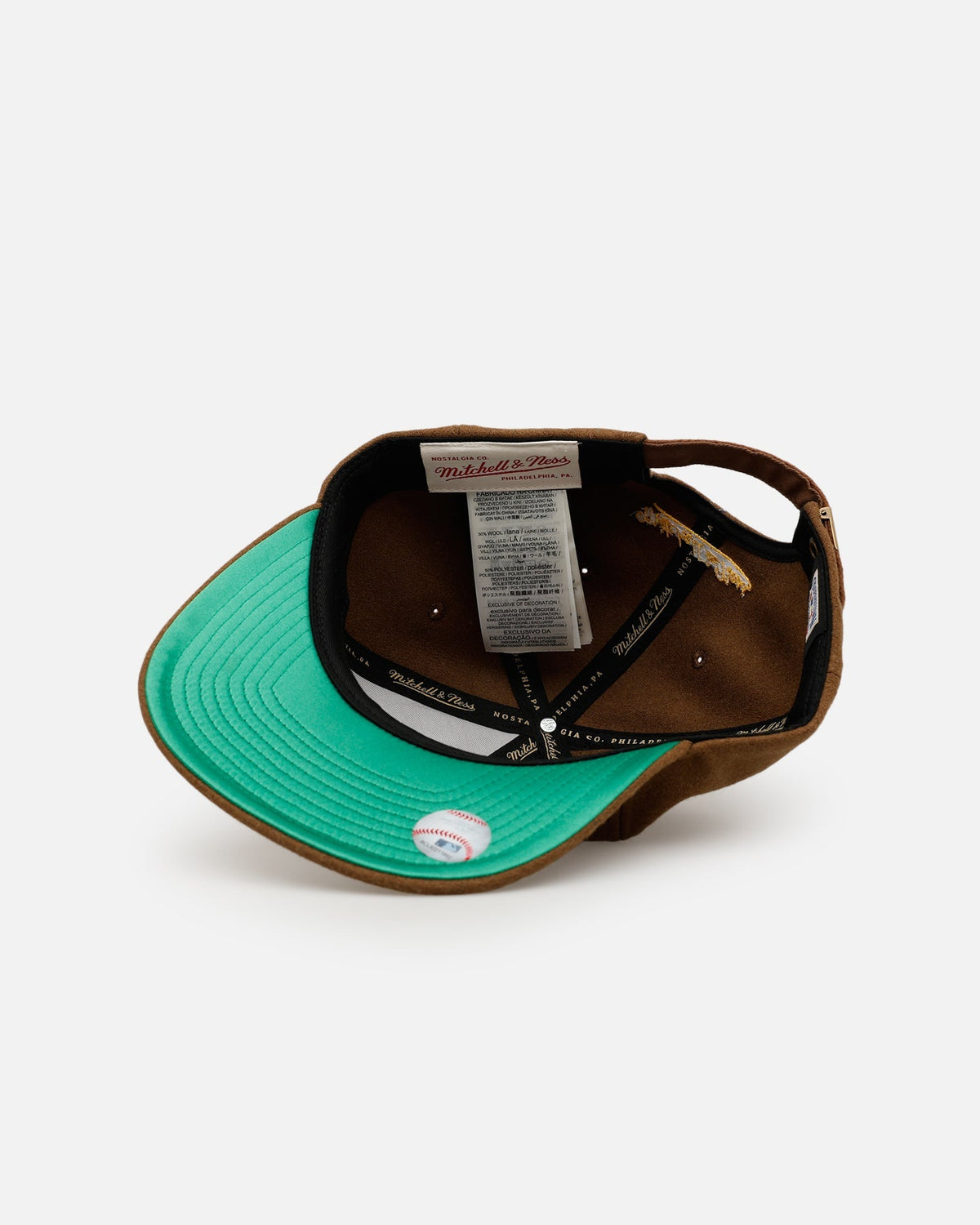 Mitchell & Ness San Diego Padres 'Vintage Baseball' Vintage Fit Strapback Brown - image 6