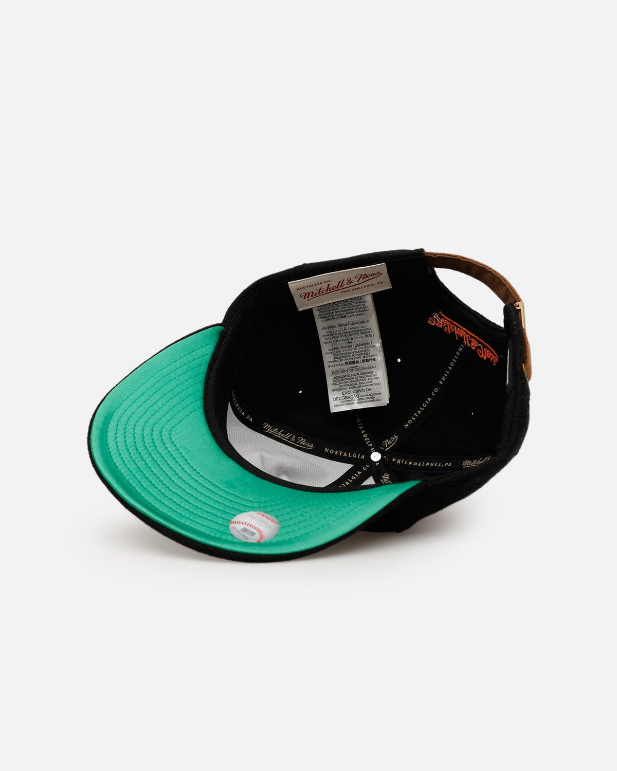Mitchell & Ness San Francisco Giants 'Vintage Baseball' Vintage Fit Strapback Black - image 6