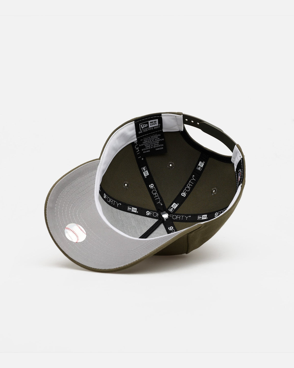 New Era Atlanta Braves 'Easy Olive' 9FORTY A-Frame Snapback Olive - image 6
