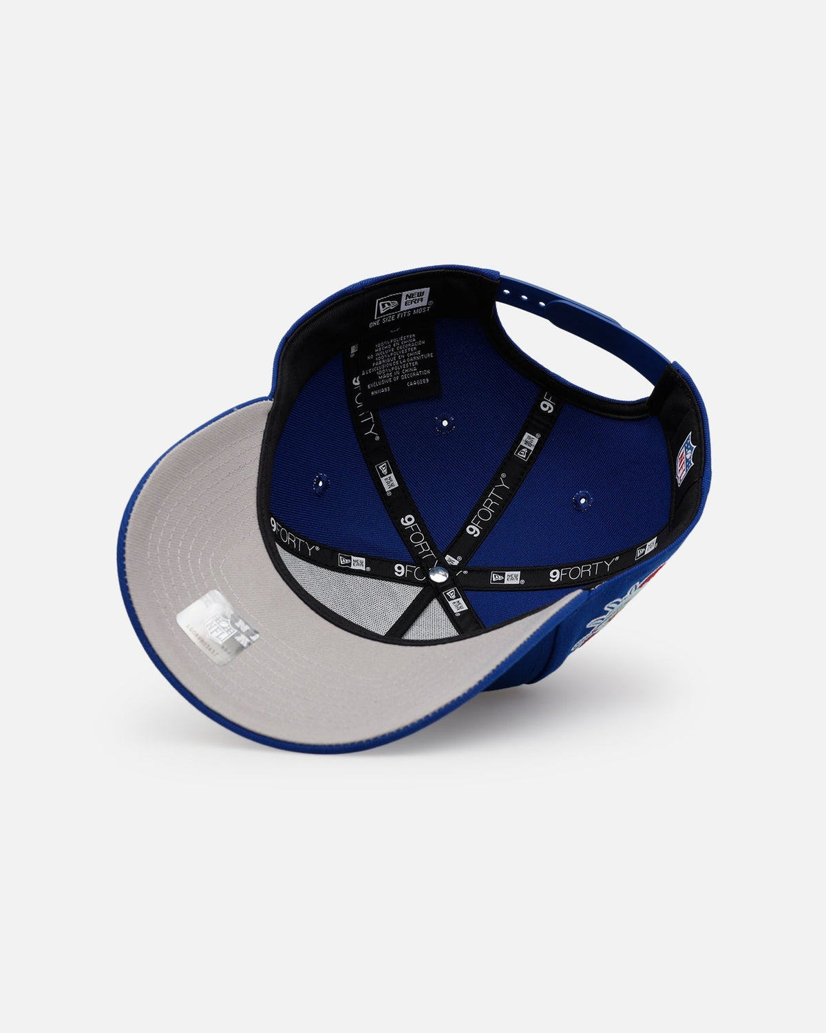 New Era Detroit Lions '1996 NFL Draft' 9FORTY A-Frame Snapback Blue - image 6