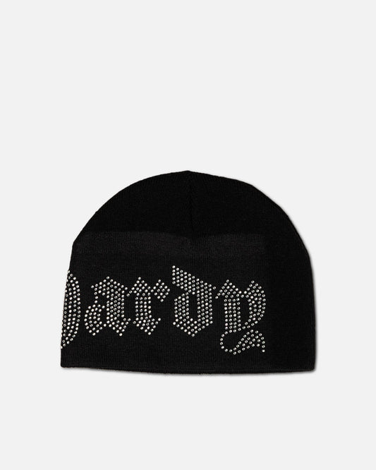 Ed Hardy Rhinestone Beanie Black