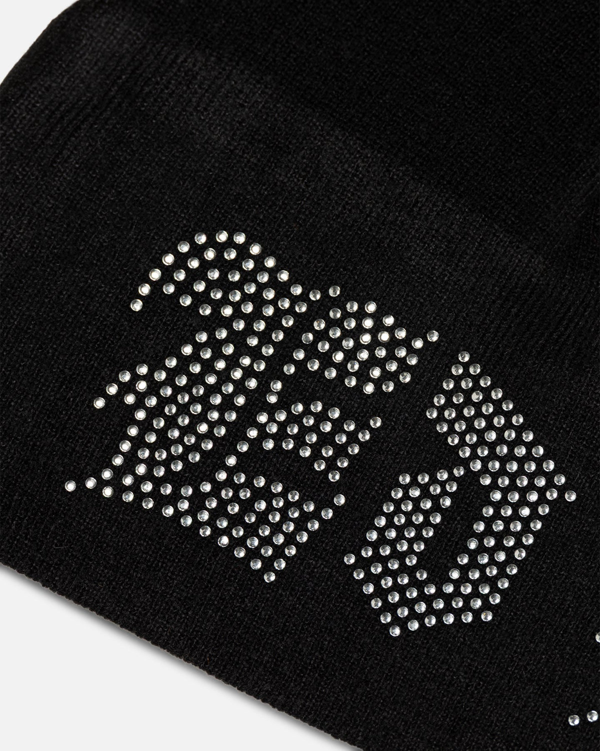 Ed Hardy Rhinestone Beanie Black
