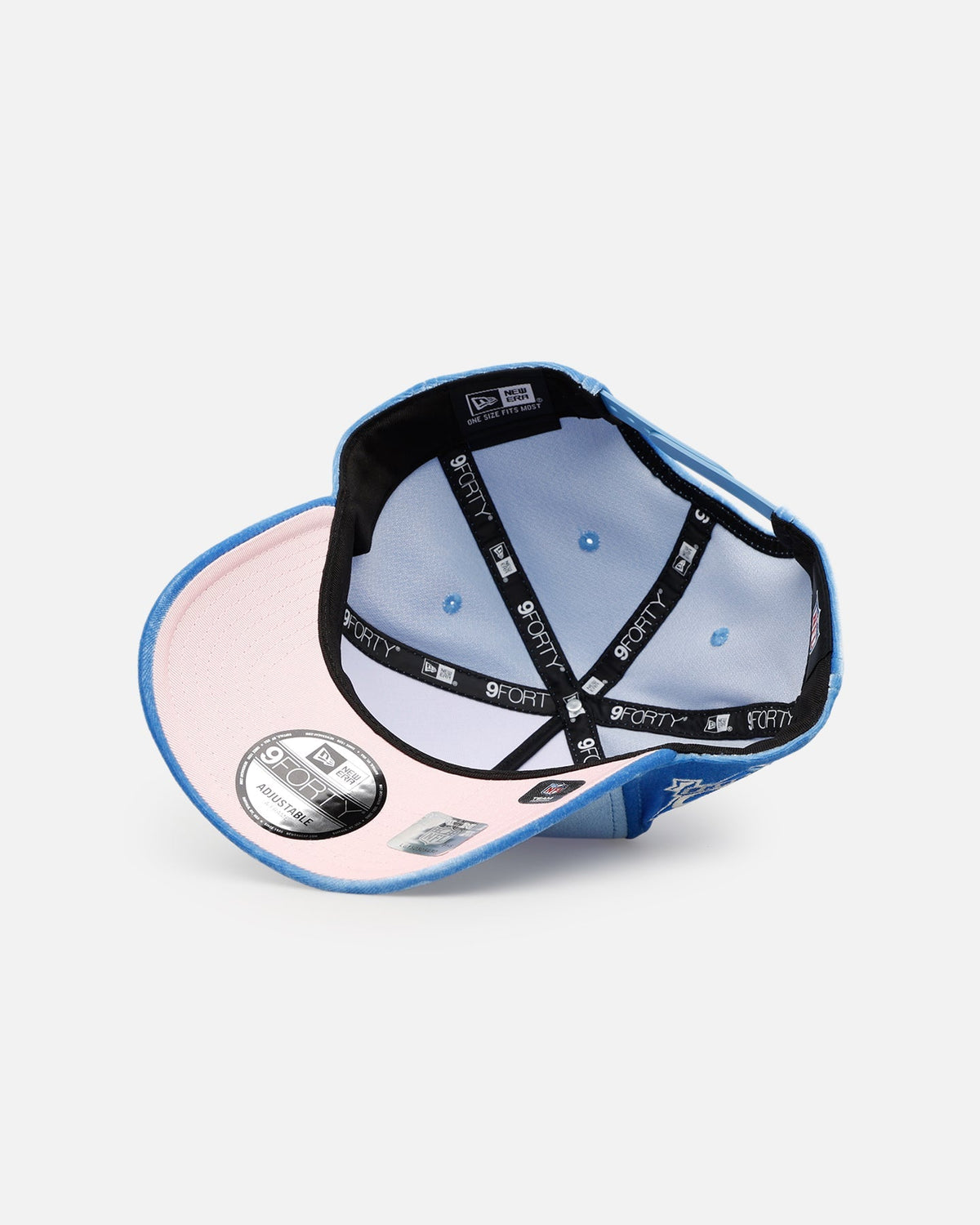 New Era Detroit Lions 'Sky Velvet' 9FORTY A-Frame Snapback Sky Blue - image 6