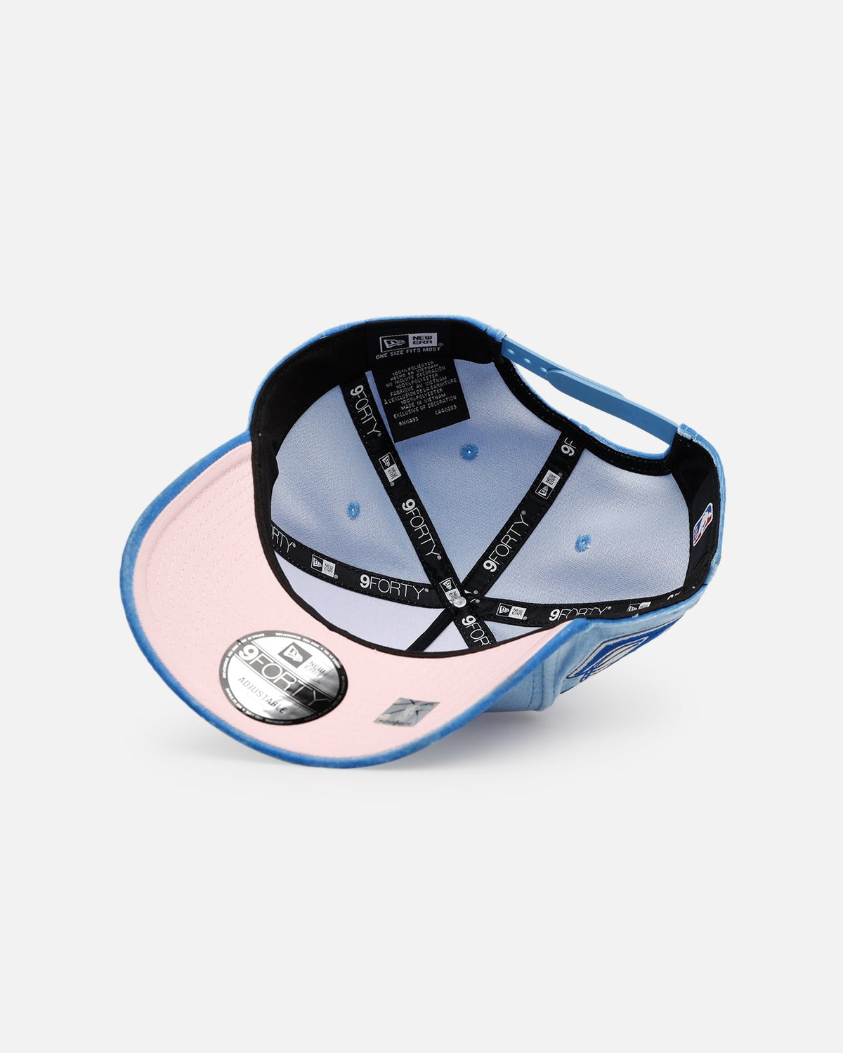 New Era Los Angeles Lakers 'Sky Velvet' 9FORTY A-Frame Snapback Sky Blue - image 6