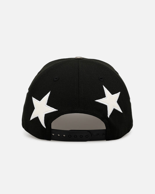 New Era Atlanta Braves 'Stars' 9FORTY A-Frame Snapback Black/Grey