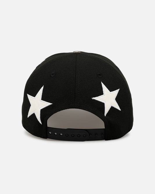New Era Los Angeles Lakers 'Stars' 9FORTY A-Frame Snapback Black/Grey - image 2
