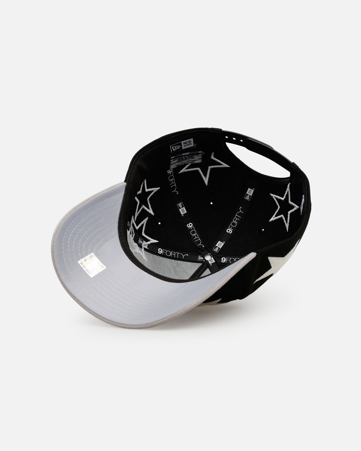 New Era Los Angeles Lakers 'Stars' 9FORTY A-Frame Snapback Black/Grey - image 6