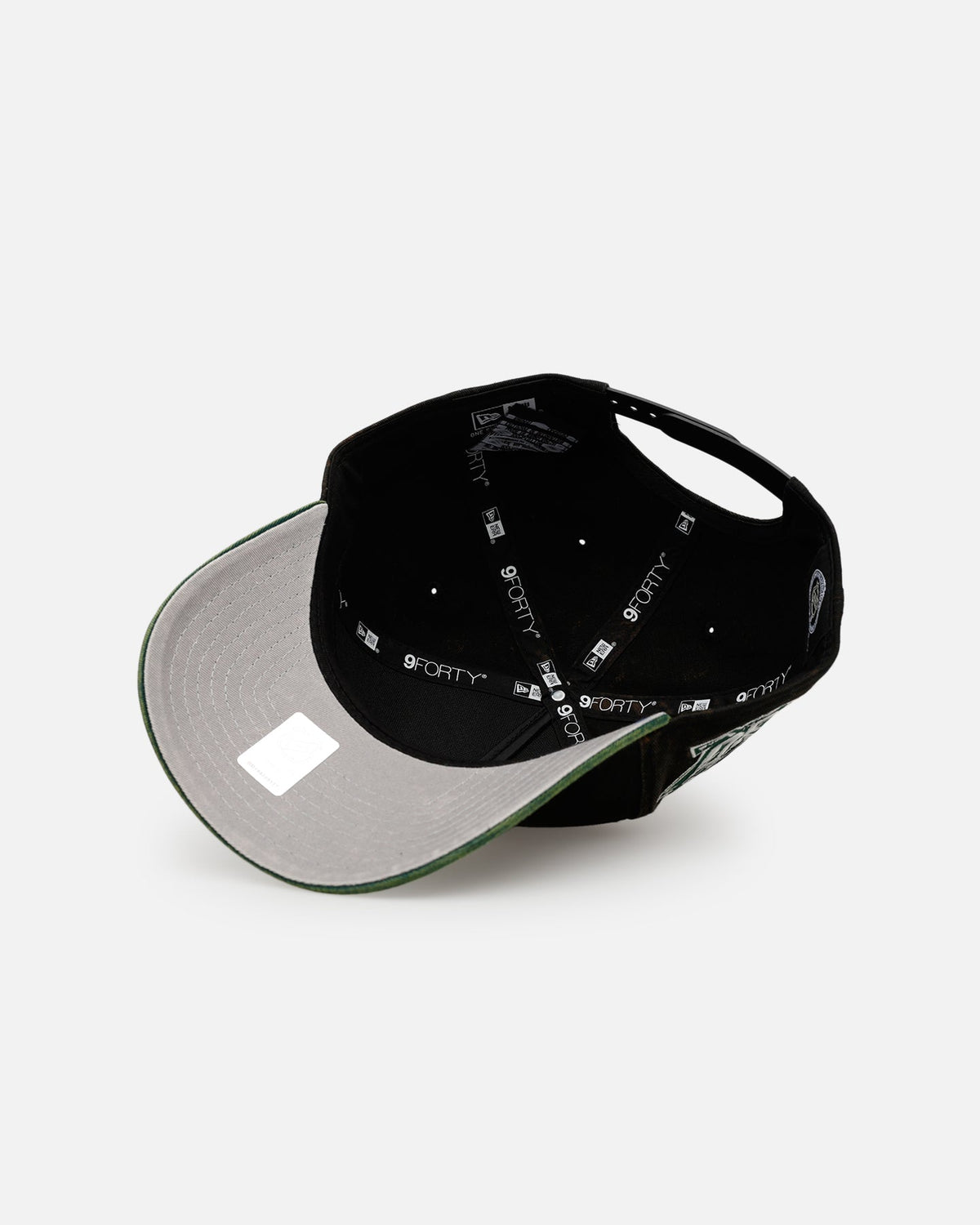New Era Anaheim Ducks 'Washed Green 2.0' 9FORTY A-Frame Snapback Black/Green - image 7