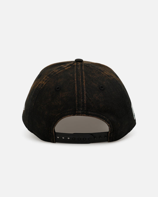 New Era Chicago Bulls 'Washed Green 2.0' 9FORTY A-Frame Snapback Black/Green
