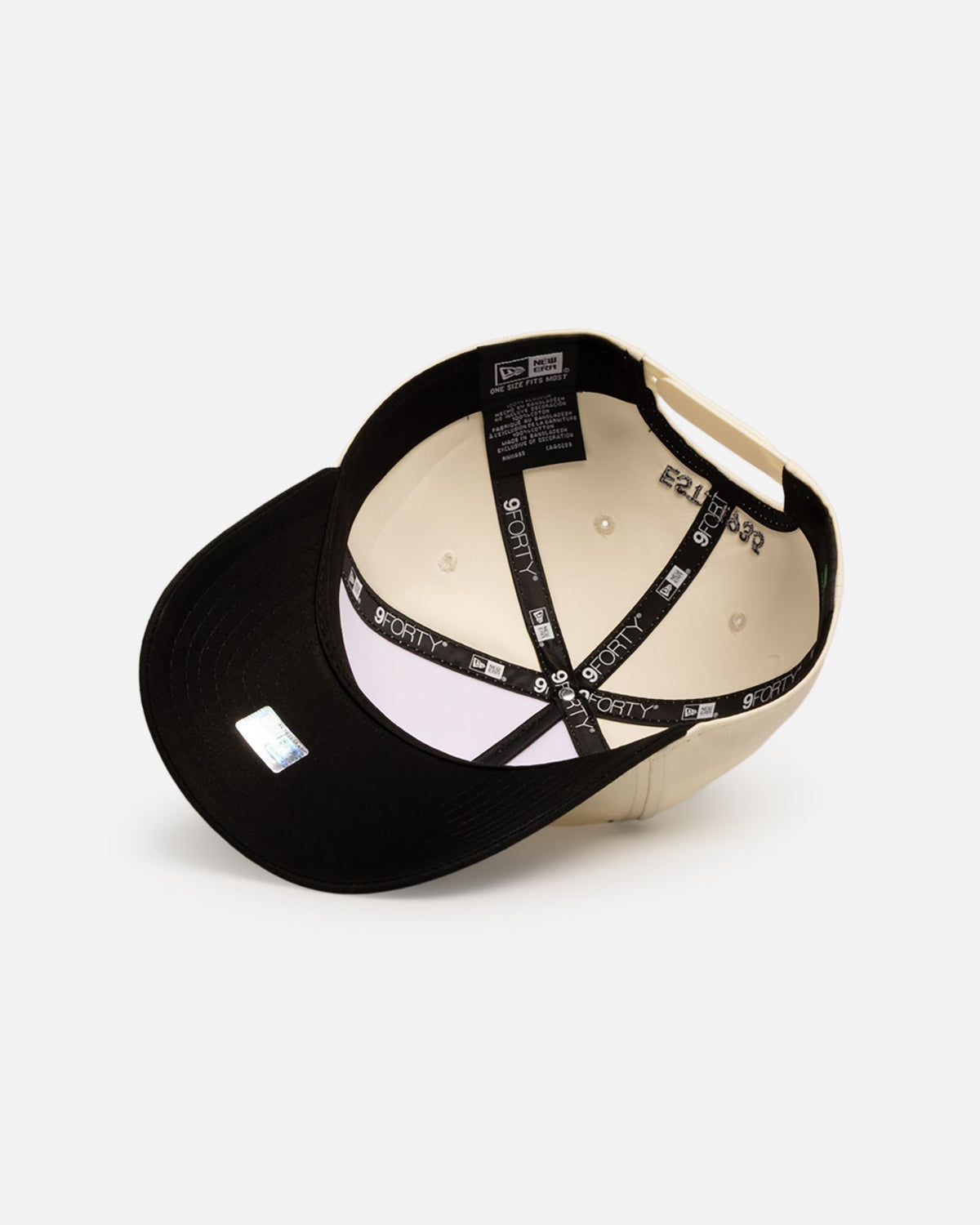 New Era Canterbury-Bankstown Bulldogs 'Chrome Black' 9FORTY A-Frame Snapback White/Black