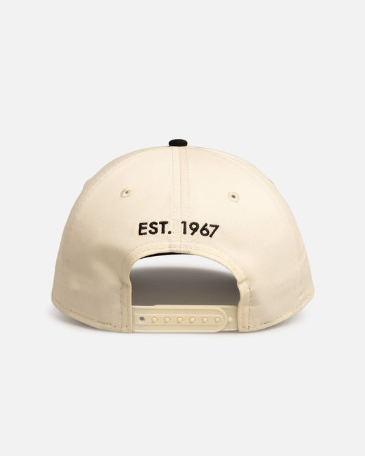 New Era Cronulla-Sutherland Sharks 'Chrome Black' 9FORTY A-Frame Snapback White/Black - image 2