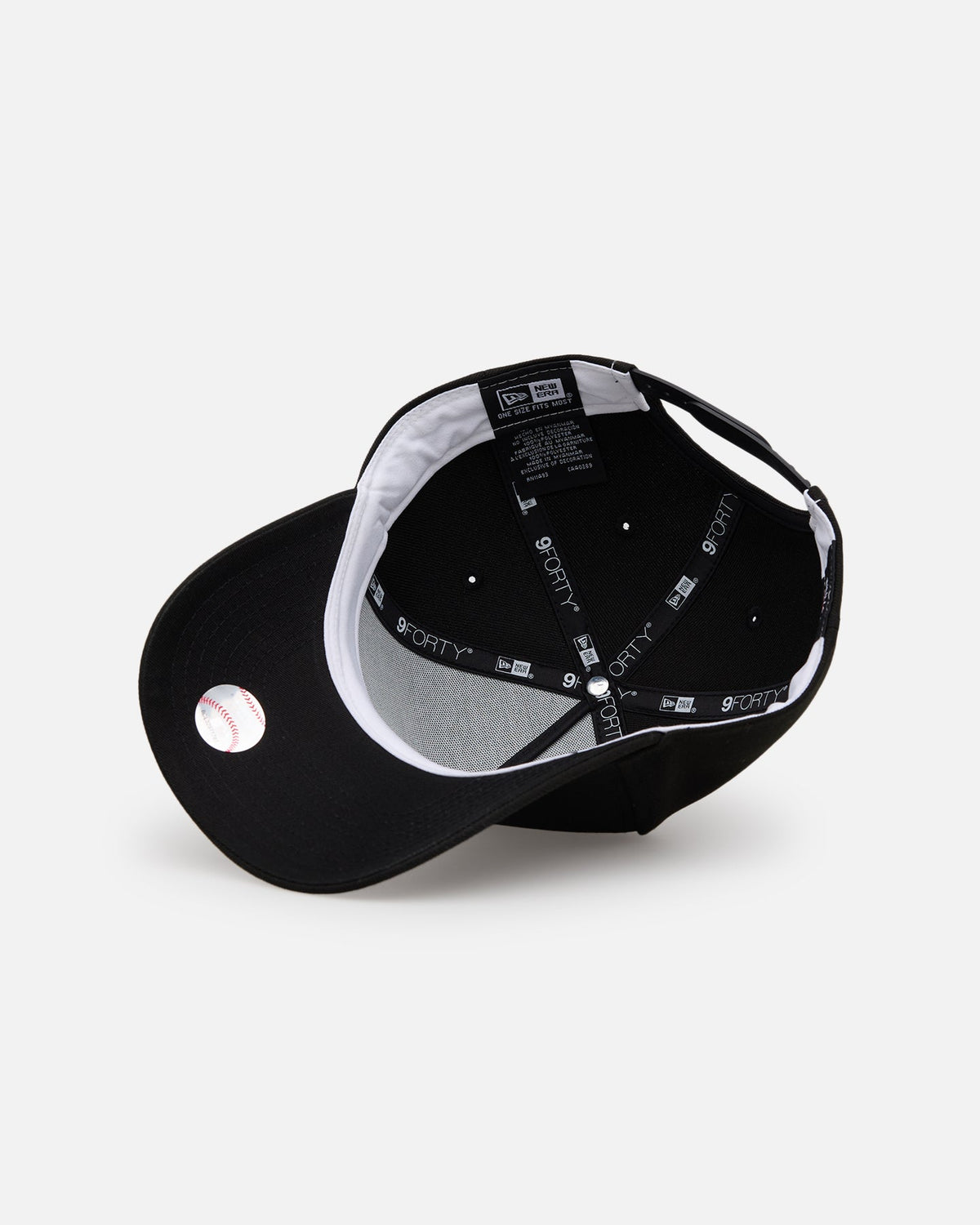 New Era Boston Red Sox 'Black' 9FORTY A-Frame Snapback Black/White