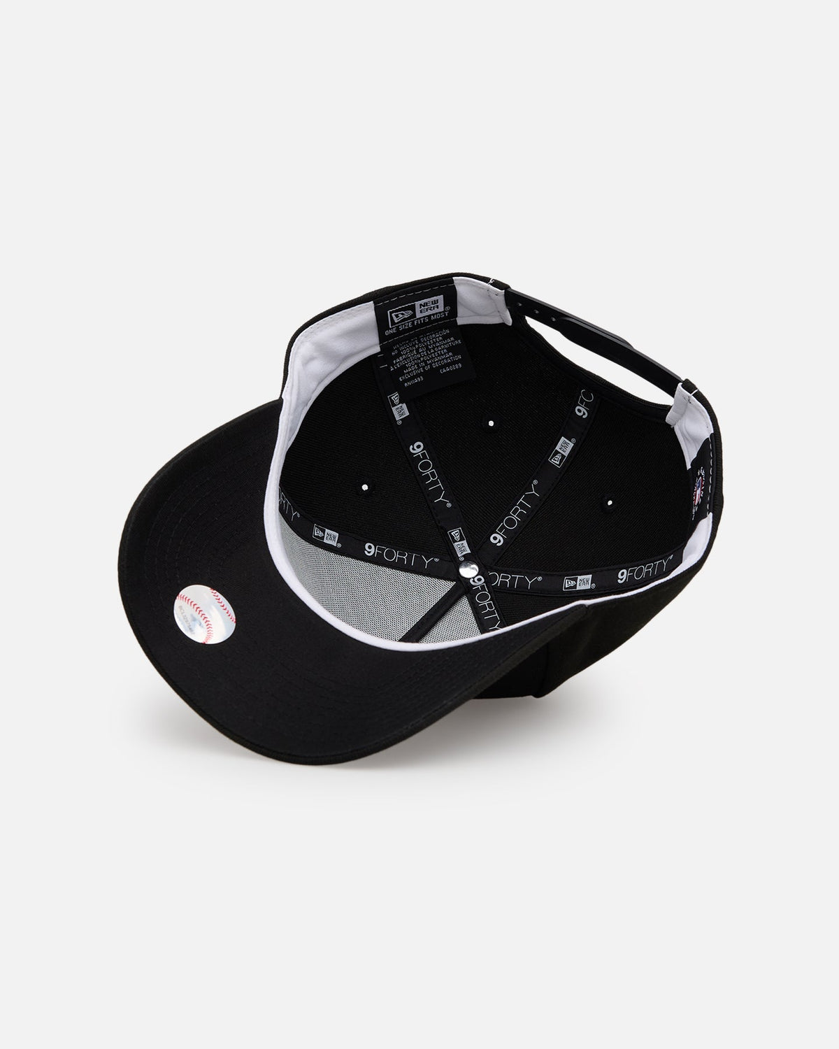 New Era Houston Astros 'Black' 9FORTY A-Frame Snapback Black/White - image 6