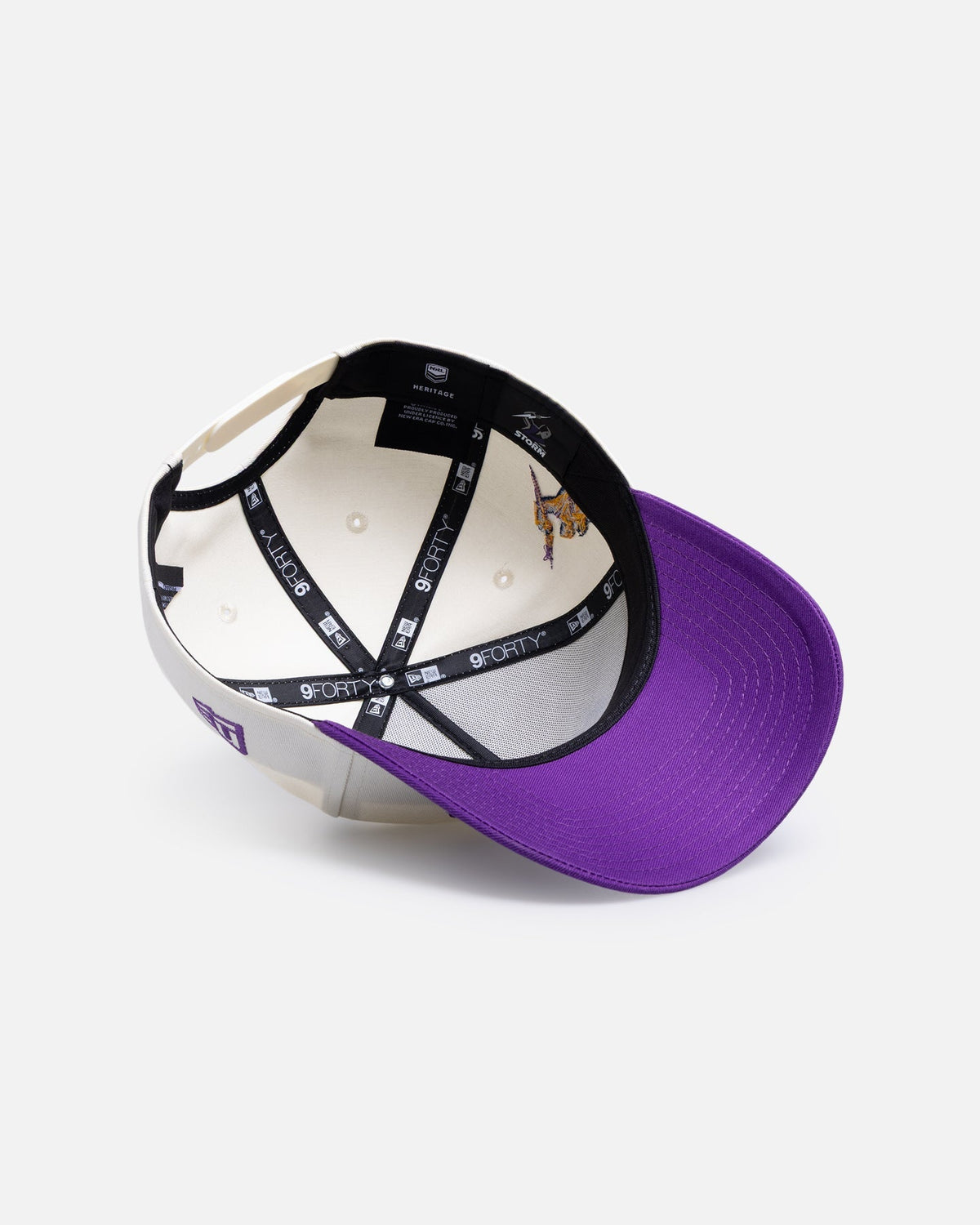 New Era Melbourne Storm 'Chrome Script' 9FORTY A-Frame Snapback Official Team Colour - image 6