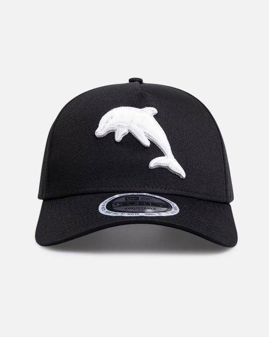 New Era Dolphins 'NRL Glow In The Dark' 9FORTY A-Frame Snapback Black - image 2