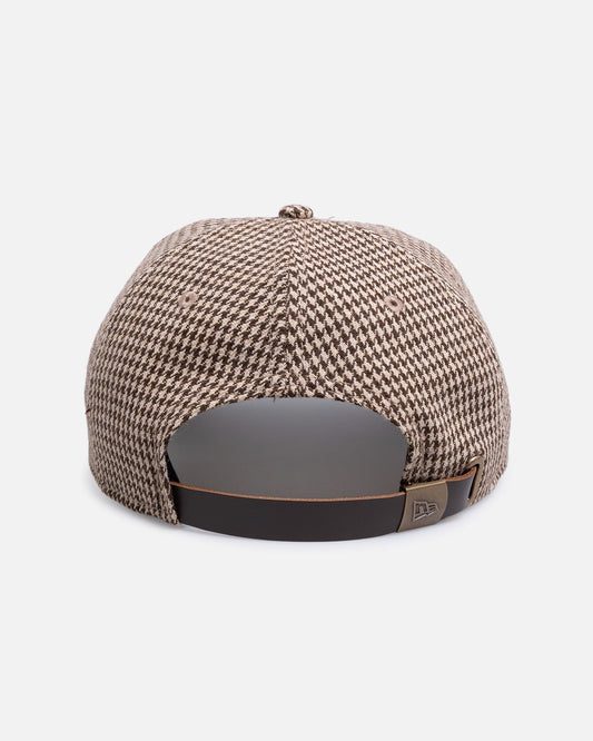 New Era Los Angeles Dodgers 'Houndstooth' 9FORTY A-Frame Strapback Brown