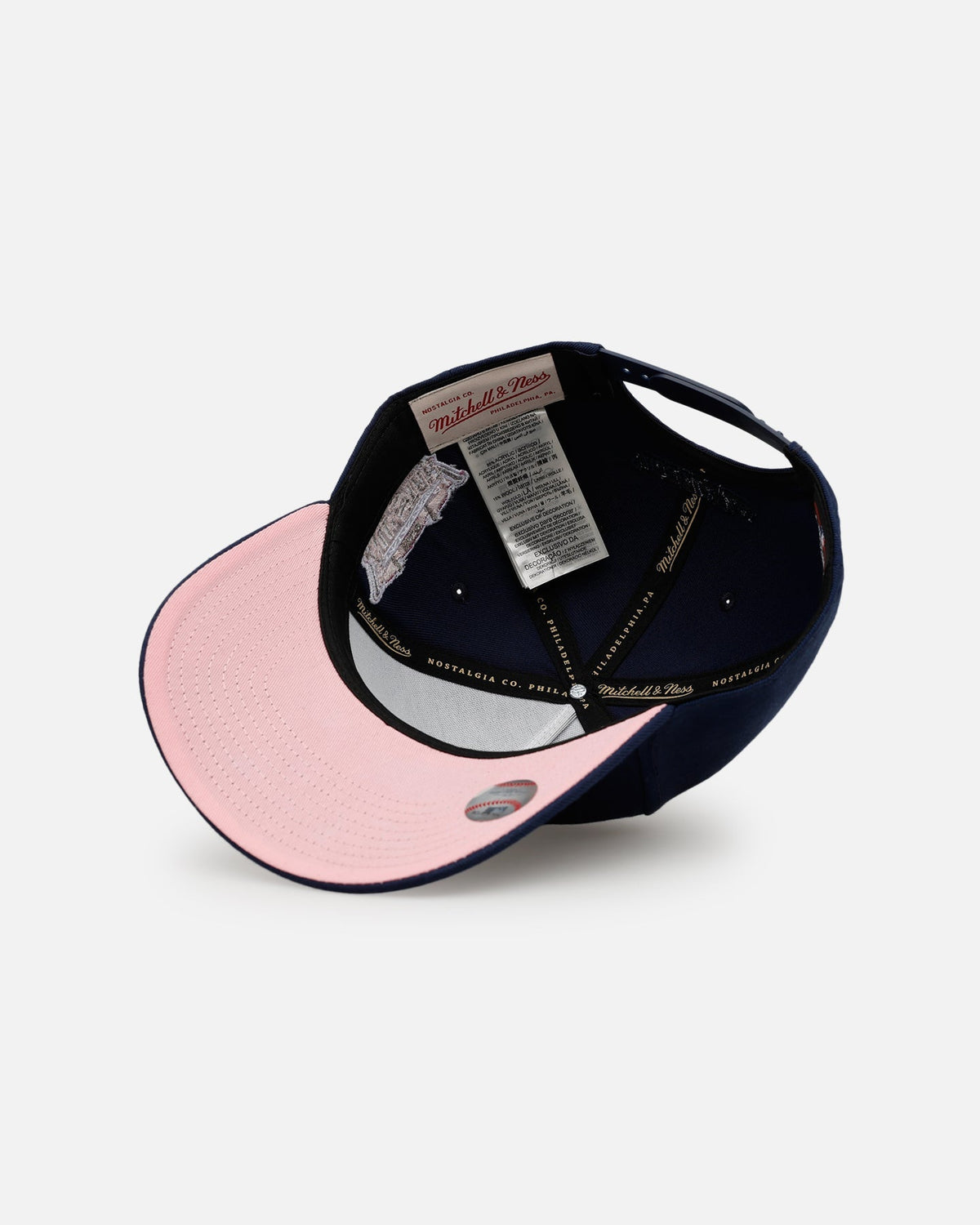 Mitchell & Ness Detroit Tigers 'Pink Side Patch' Pro Pinch Snapback Official Team Color