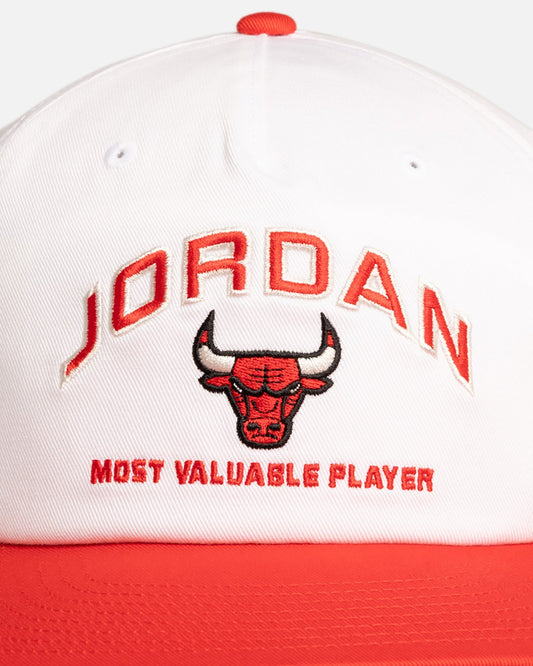 Jordan Chicago Bulls Jordan Pro Unstructured Flat Bill Snapback White/Red - image 2