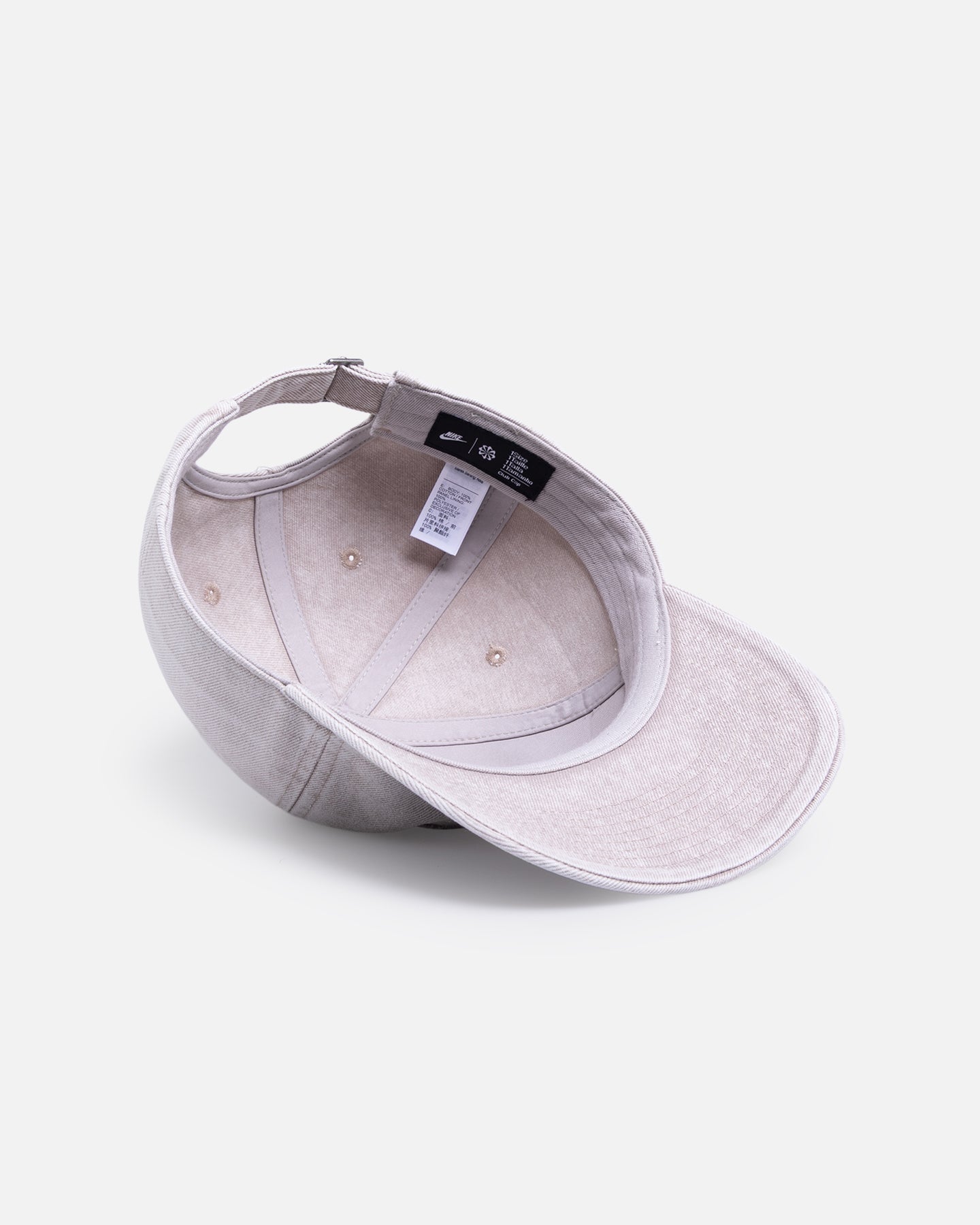 Nike Club Unstructured Denim Patch Cap Strapback College Grey