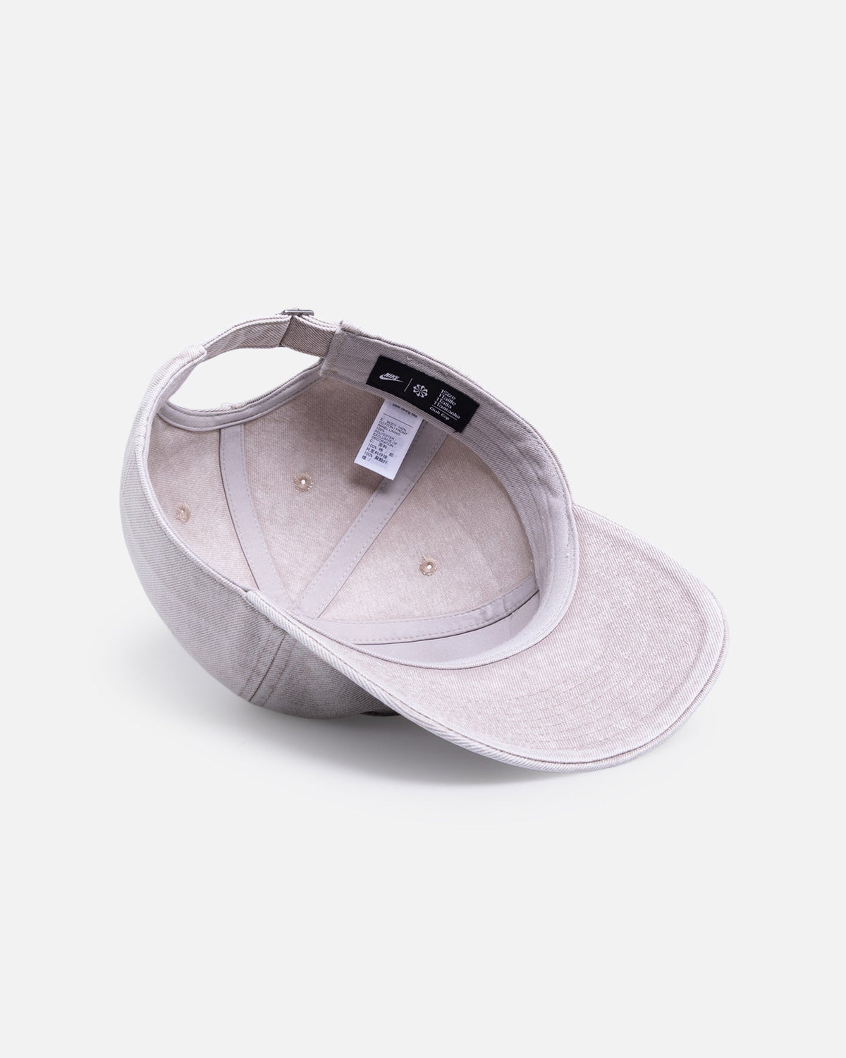 Nike Club Unstructured Denim Patch Cap Strapback College Grey