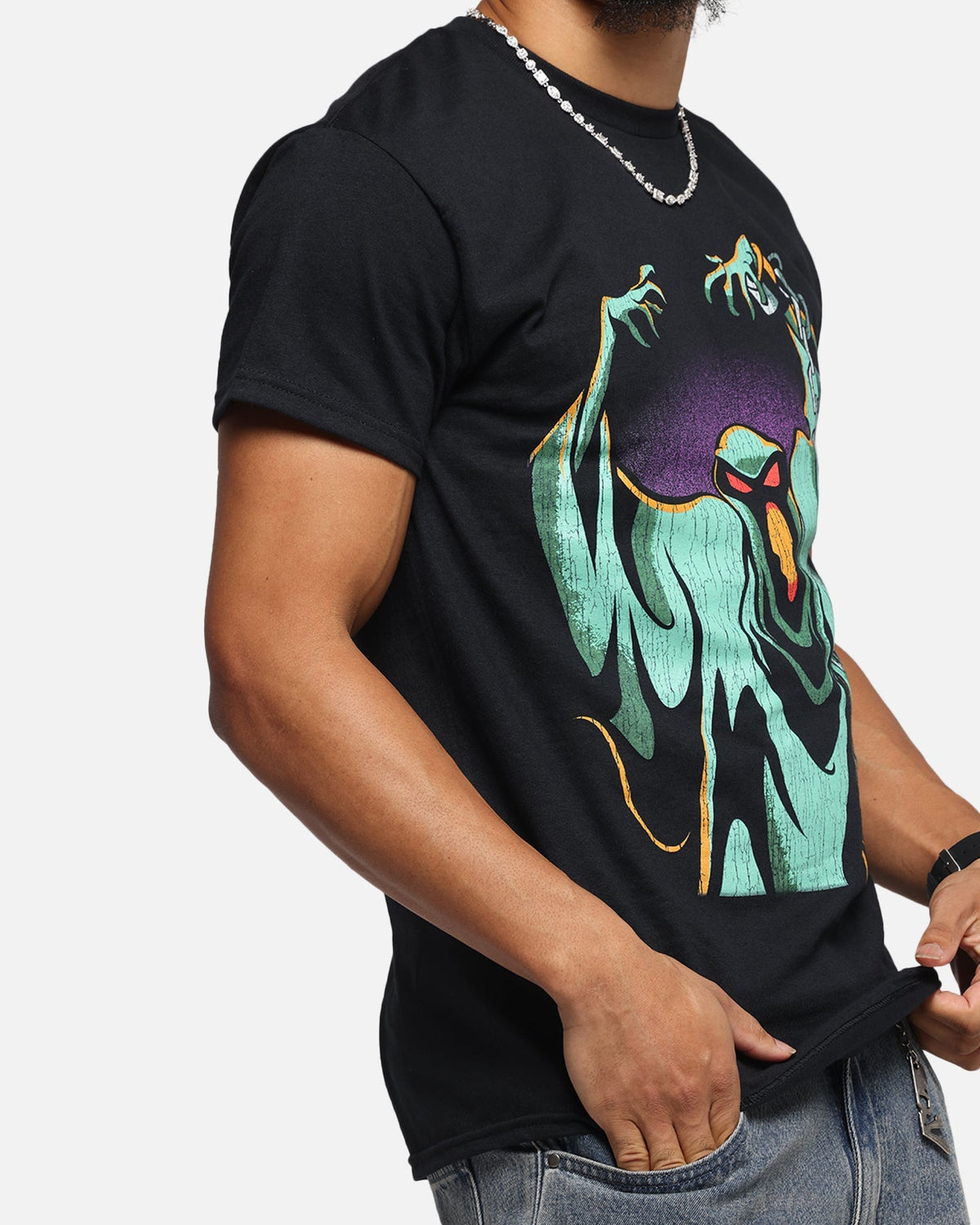 Goat Crew X Scooby-Doo Green Ghost Vintage T-Shirt Black - image 8
