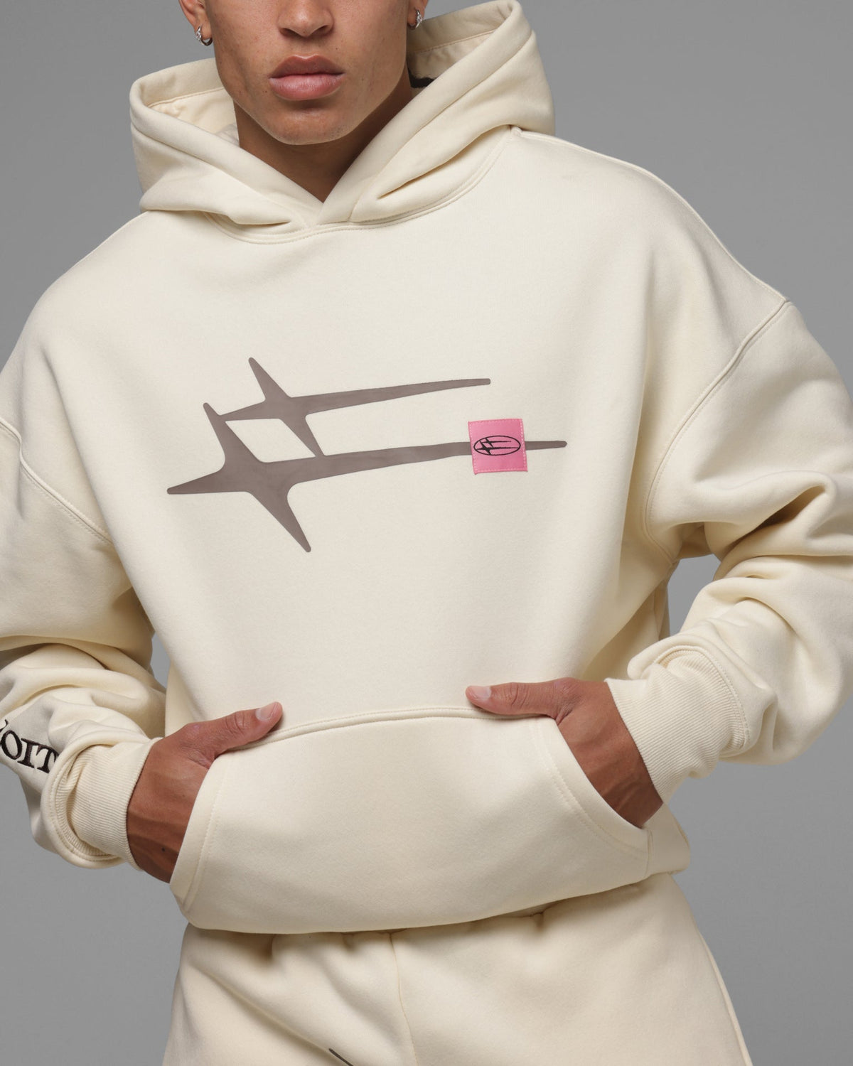 Loiter Hybrid Premium Hoodie Beige