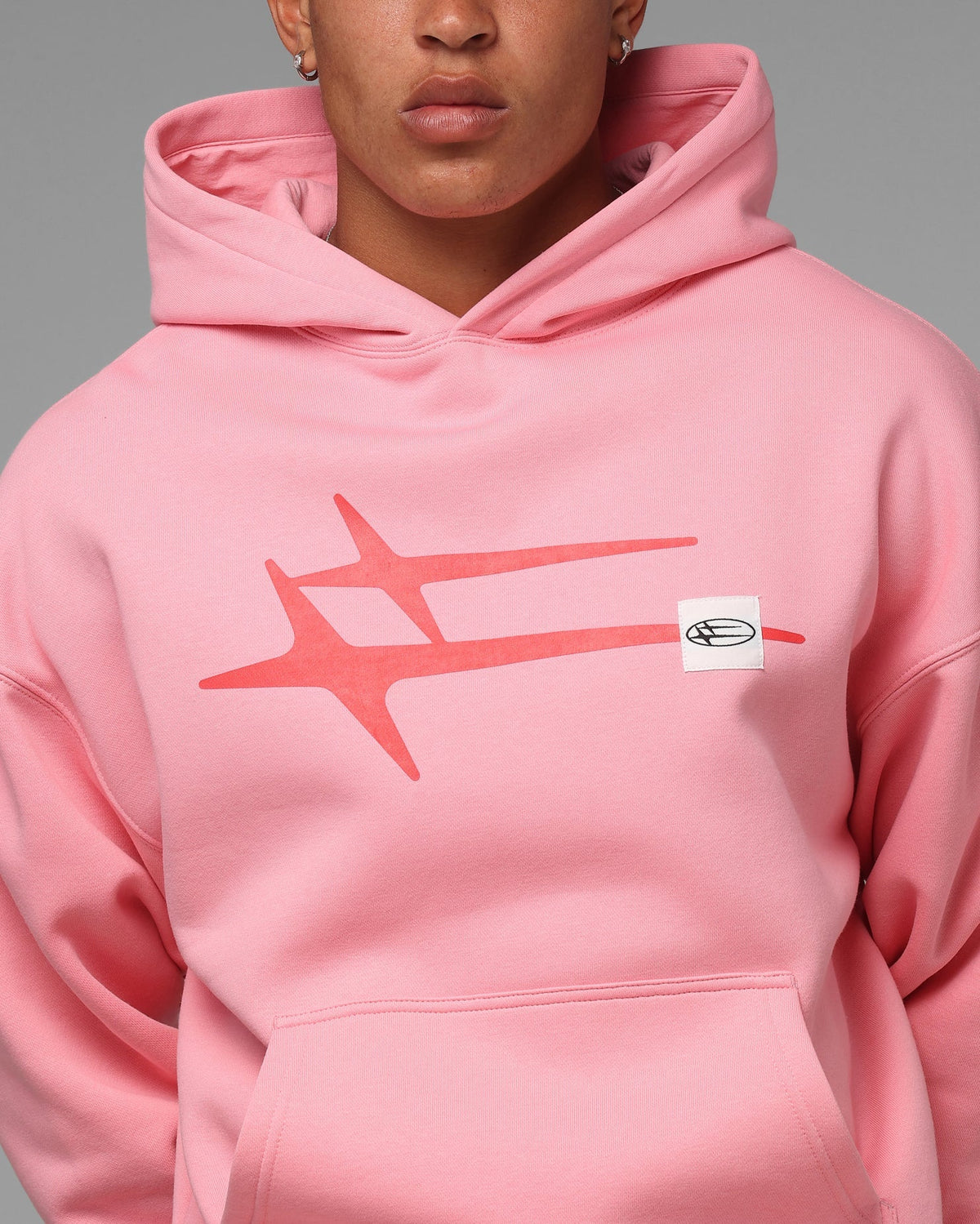 Loiter Hybrid Premium Hoodie Pink