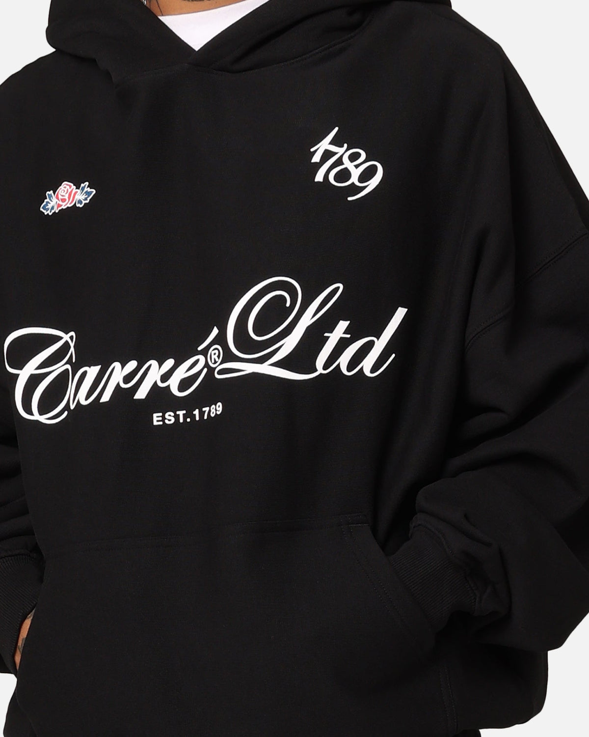 Carré Le' Form Oversized Hoodie Black - image 6