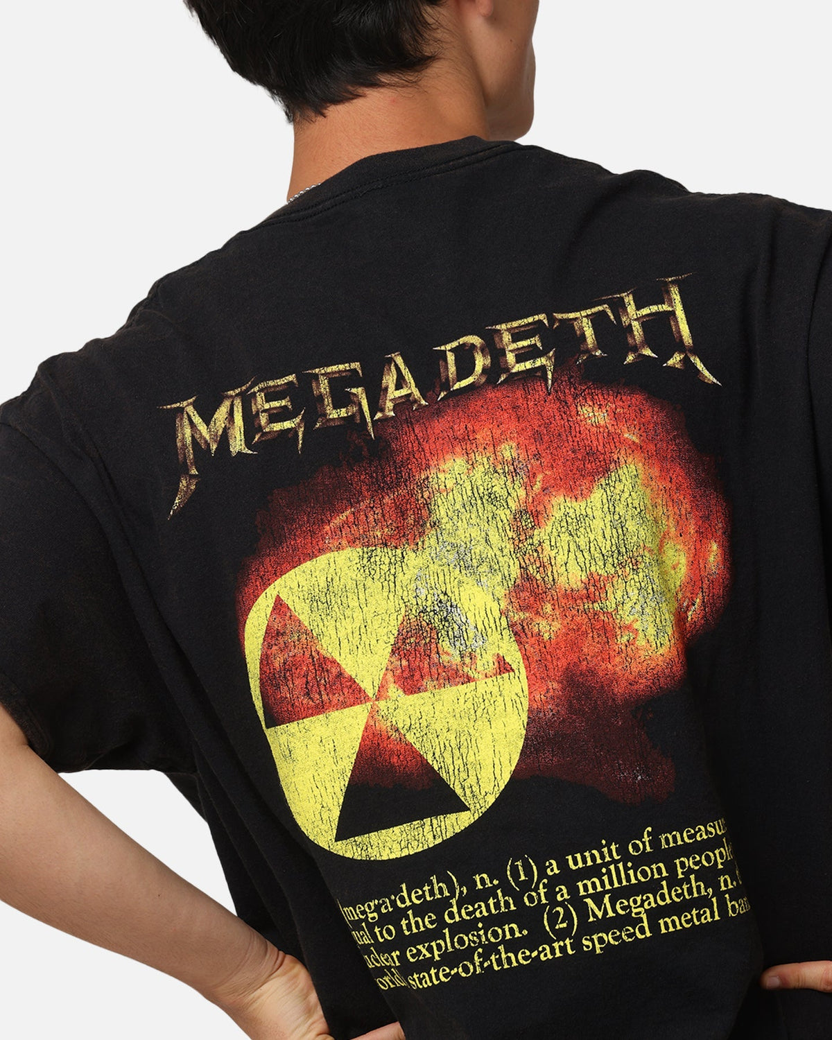 Megadeth Fire Ball Vintage T-Shirt Black Vintage - image 7