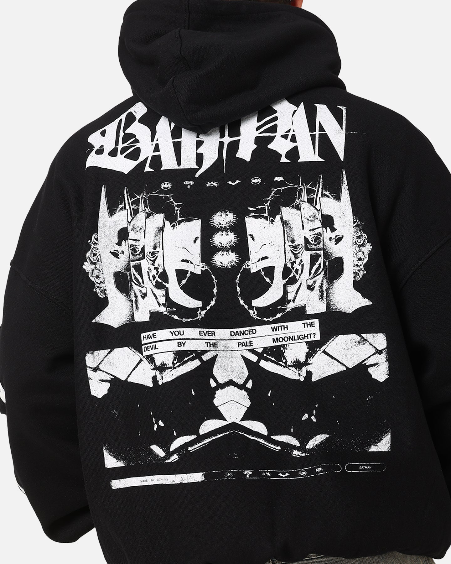 73Studio X DC Batman With The Devil Premium Hoodie Black