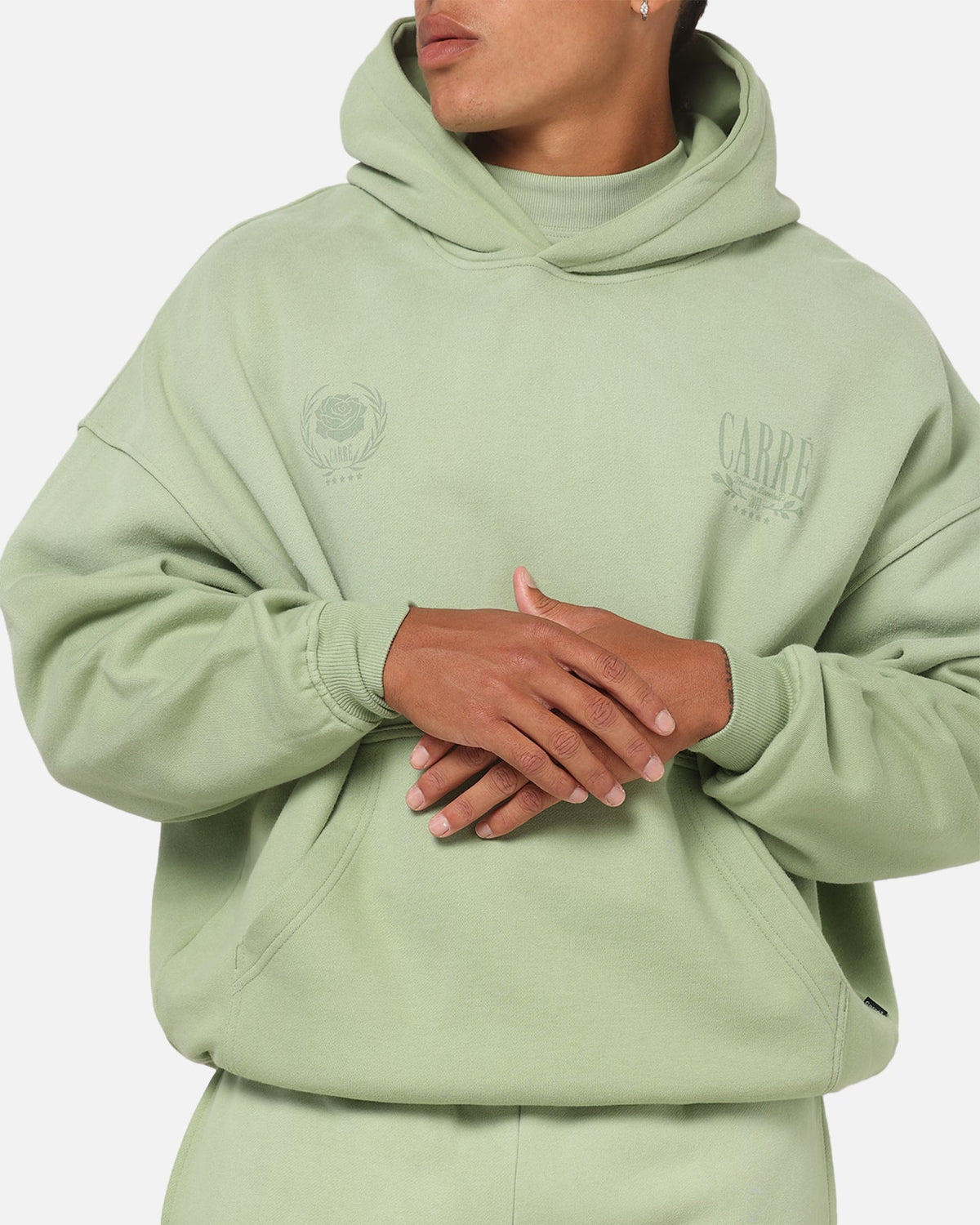 Carre Premium Essentials Hoodie Sage - image 7