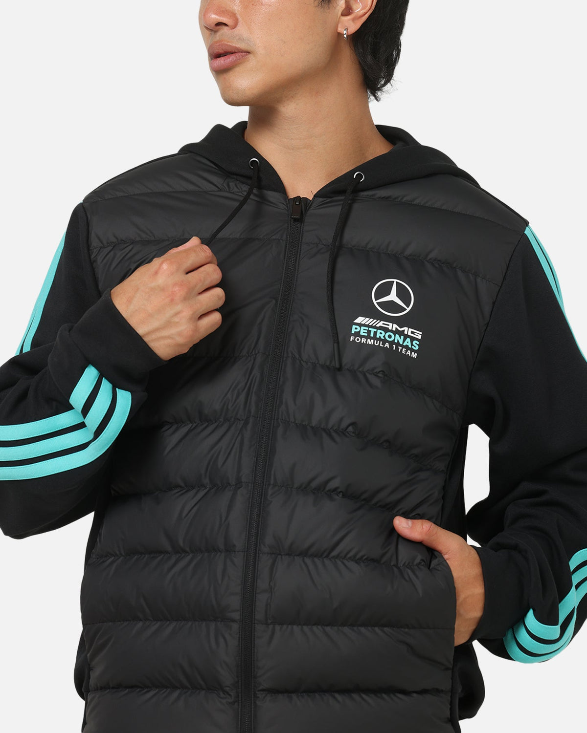 Adidas Mercedes-AMG Petronas Formula 1 Team DNA Puffer Jacket Black - image 6