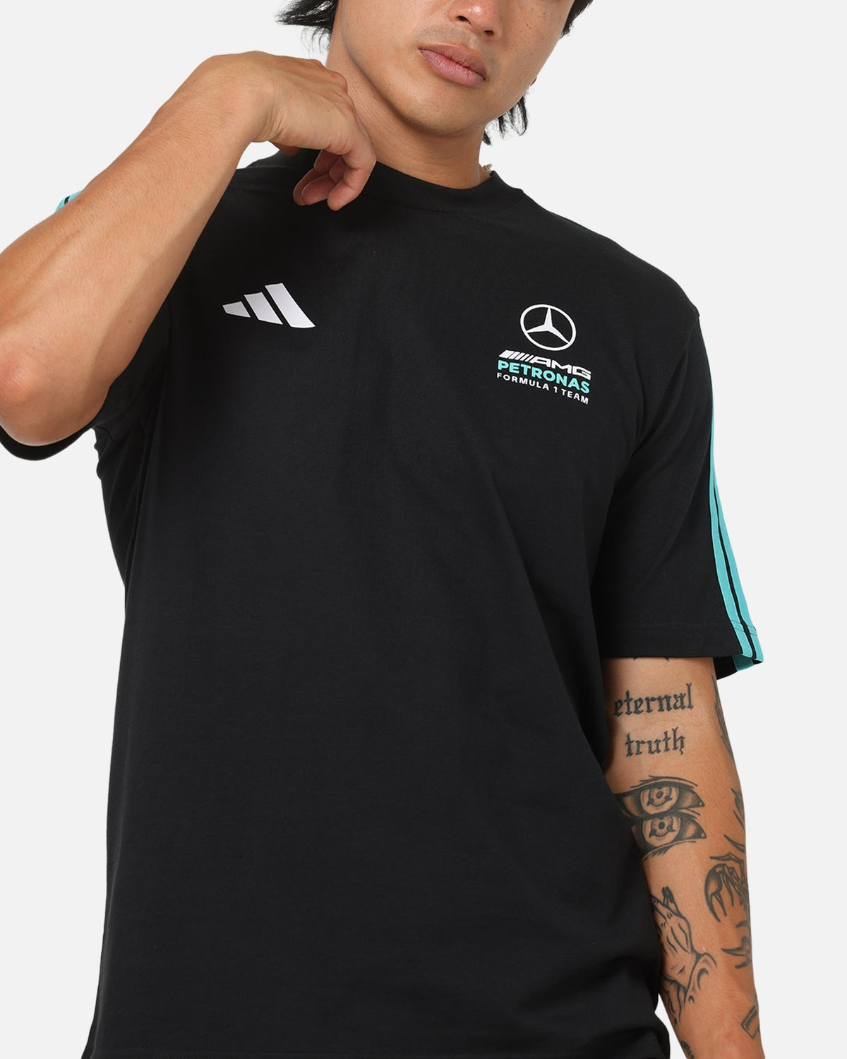 Adidas Mercedes-AMG Petronas Formula 1 Team DNA T-Shirt Black - image 6