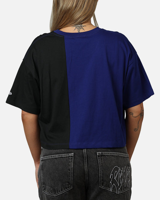 New Era Women's Los Angeles Dodgers Team Split T-Shirt Blue/Black - image 2