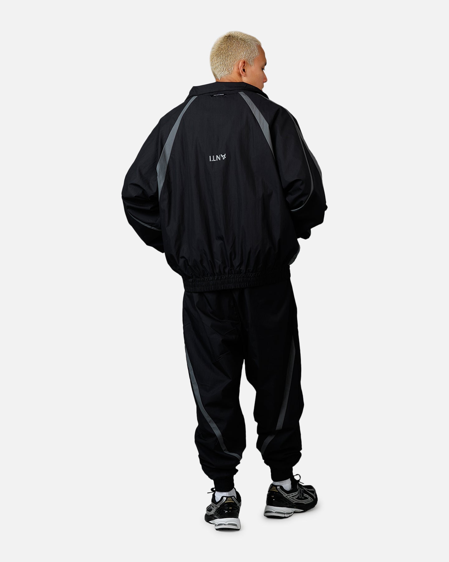 The Anti Order Acolyte Windbreaker Jacket Black/Grey