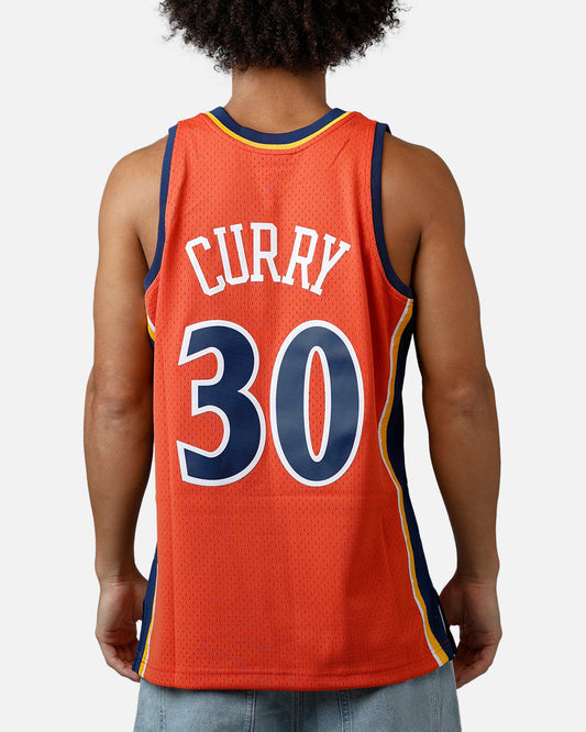 Mitchell & Ness Golden State Warriors Stephen Curry 2010 Swingman Jersey Orange