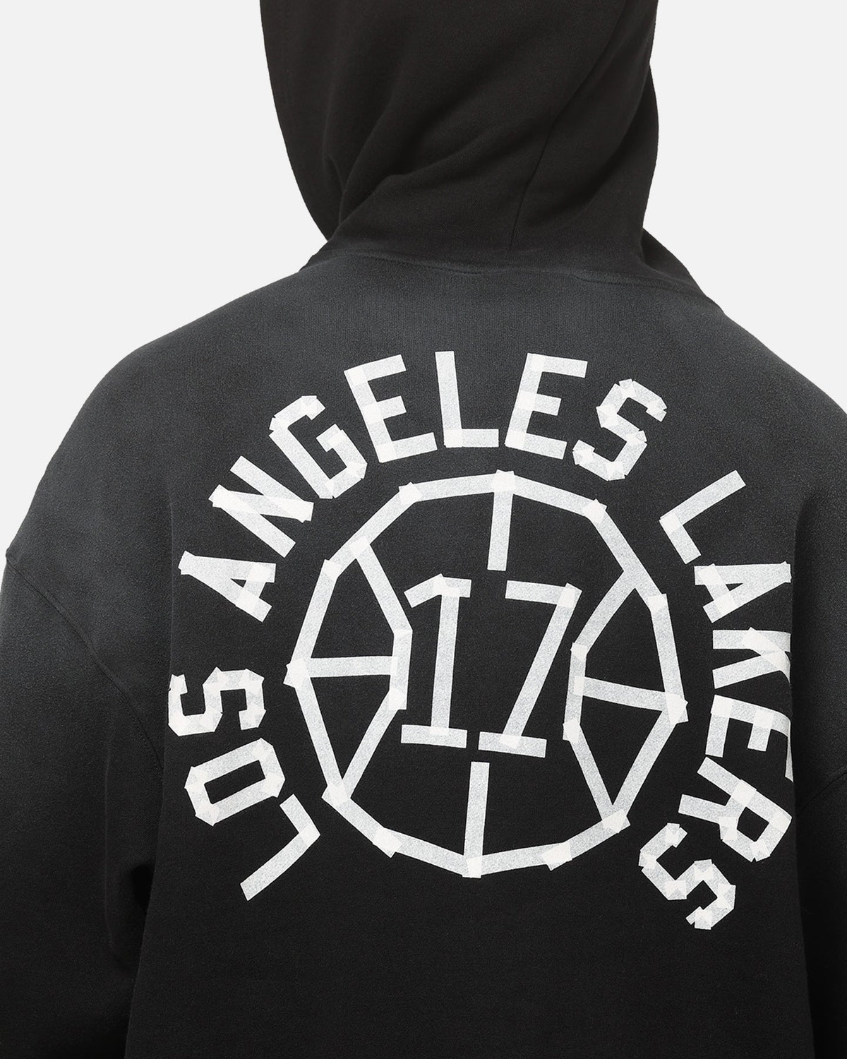 Mitchell & Ness Los Angeles Lakers Tape Hoodie Black