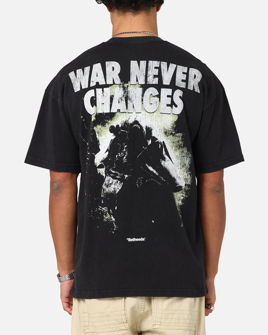 73Studio X Fallout '08 Fallout 3 Vintage T-Shirt Black Acidwash - image 2