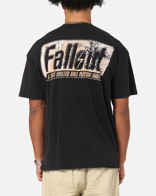 73Studio X Fallout '97 Fallout Vintage T-Shirt Black Acidwash - image 2